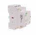 Modulinis kontaktorius, kontaktai 4NO, I = 25A, ritės įtampa U = 230V AC, 2 moduliai-www.ratechna.eu