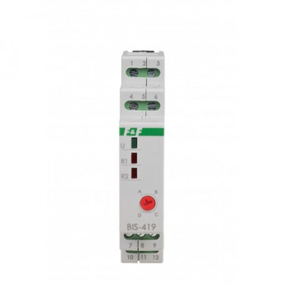 Elektroninė bistabilioji impulsinė relė BIS-419i 24 V - Ratechna.eu