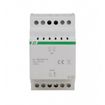 Stabilizuotas maitinimo šaltinis, impulsinis, Uin= 100-264V AC, U= 12V DC, DC, P=30W, 3 moduliai-www.ratechna.eu Stabilizuotas maitinimo šaltinis, impulsinis, Uin= 100-264V AC, U= 12V DC, DC, P=30W, 3 moduliai - Ratechna.eu