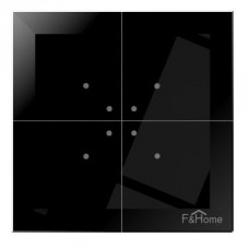 Stiklinis mygtukas su 4 kanalų bistabilia relė GS-4T