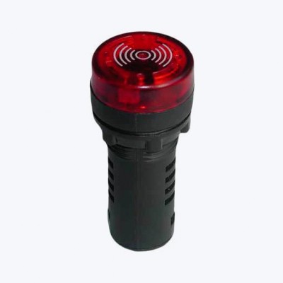 Signalizatorius su LED indikatoriumi, 22mm, 220V, raudonas - Ratechna.eu